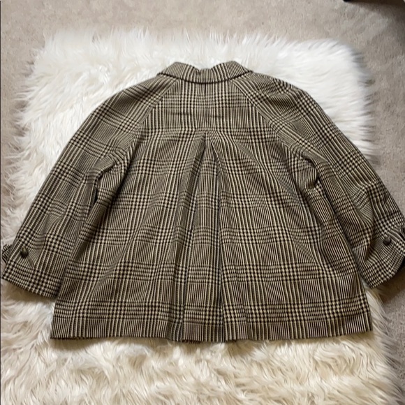 Lauren Ralph Lauren Brown Houndstooth Swing Jacket - Picture 11 of 11